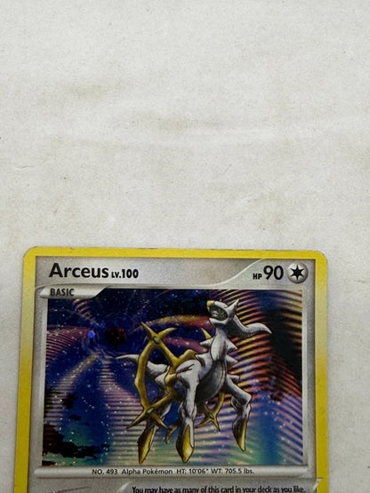 Pokemon Arceus LV.100 Judgment DP50 Holo Black Star Promo Card - Thrift GoblinTrading Card
