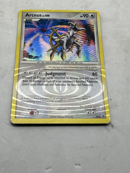 Pokemon Arceus LV.100 Judgment DP50 Holo Black Star Promo Card - Thrift GoblinTrading Card