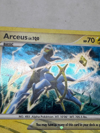 Pokemon Arceus LV.100 Lightning Turn AR6 Holo Platinum Arceus Card