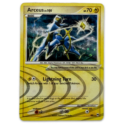 Pokemon Arceus LV.100 Lightning Turn AR6 Holo Platinum Arceus Card
