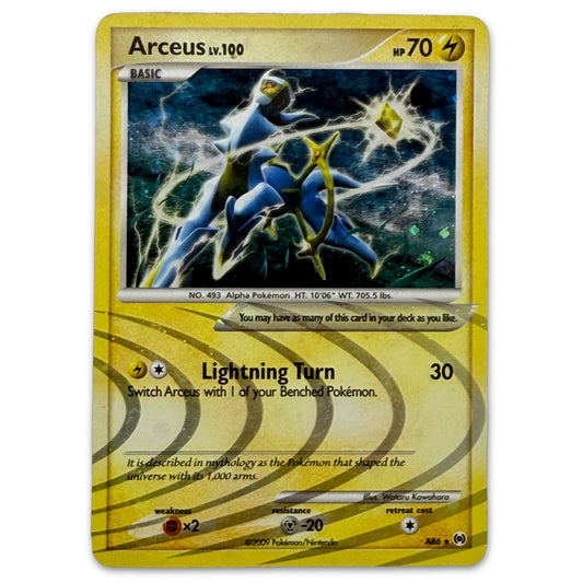 Pokemon Arceus LV.100 Lightning Turn AR6 Holo Platinum Arceus Card - Thrift GoblinTrading Card