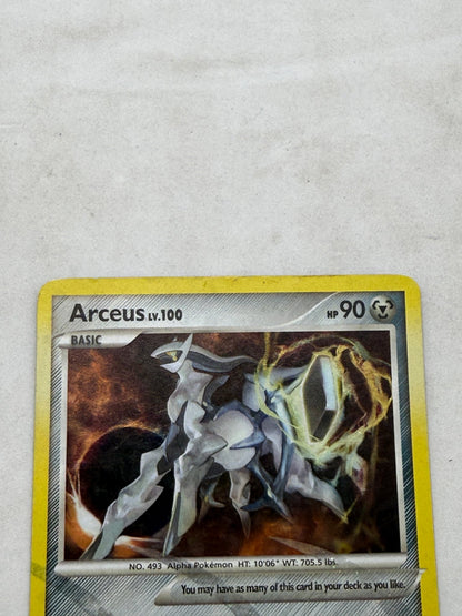 Pokemon Arceus LV.100 Metal Barrier AR9 Holo Platinum Arceus Card - Thrift GoblinTrading Card