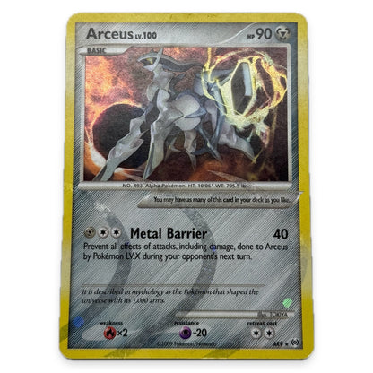 Pokemon Arceus LV.100 Metal Barrier AR9 Holo Platinum Arceus Card - Thrift GoblinTrading Card