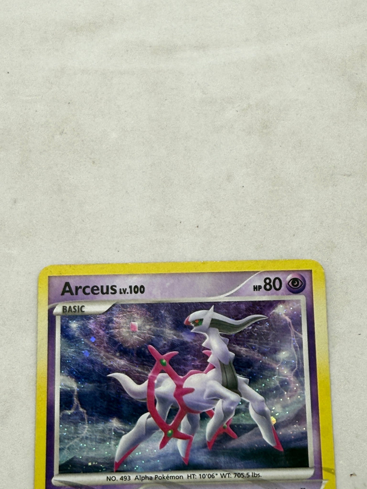 Pokemon Arceus LV.100 Mind Bend AR7 Holo Platinum Arceus Card - Thrift GoblinTrading Card