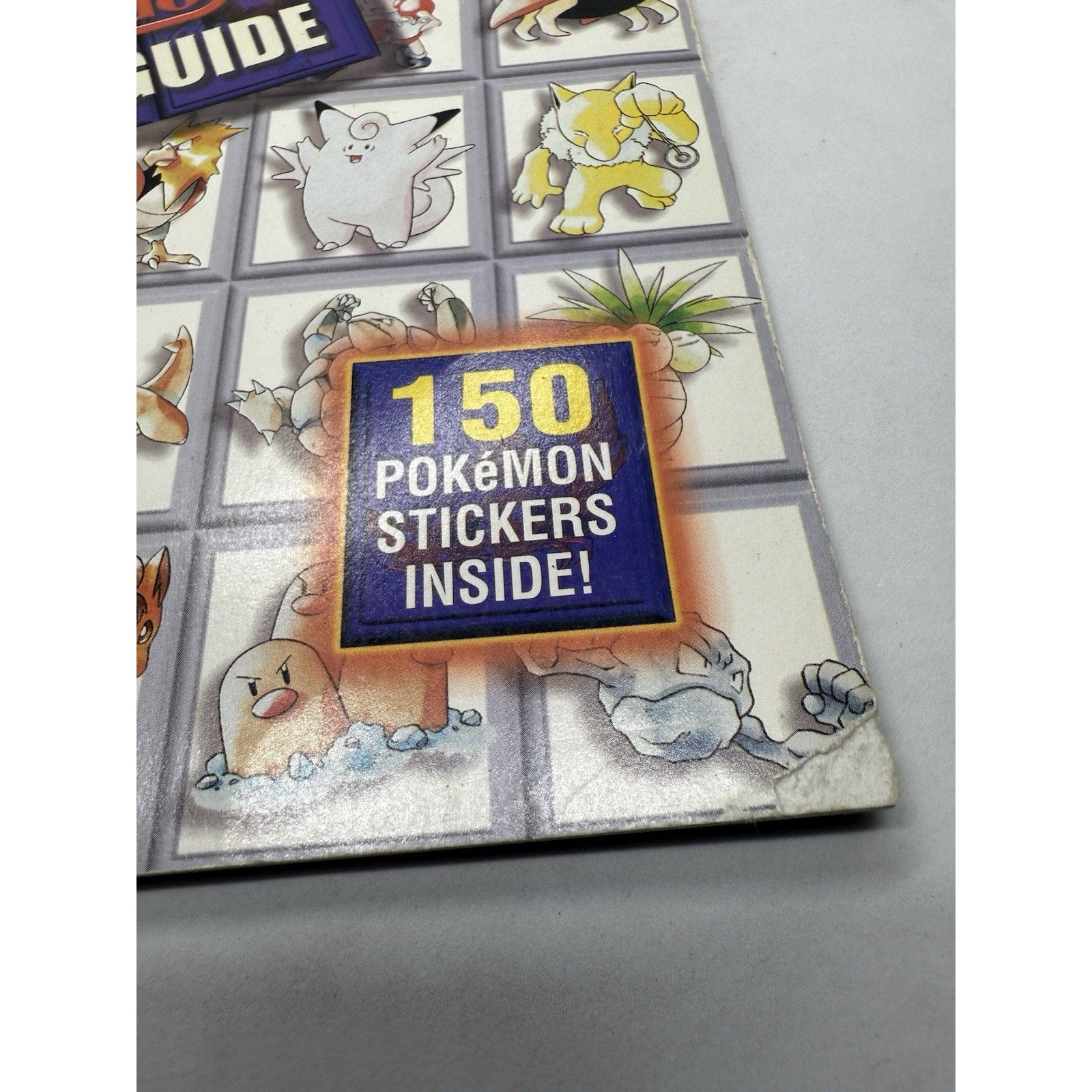 Pokemon Official Nintendo Player’s Guide w/ 150 Stickers 1999 Red Blue Yellow - thriftgoblin