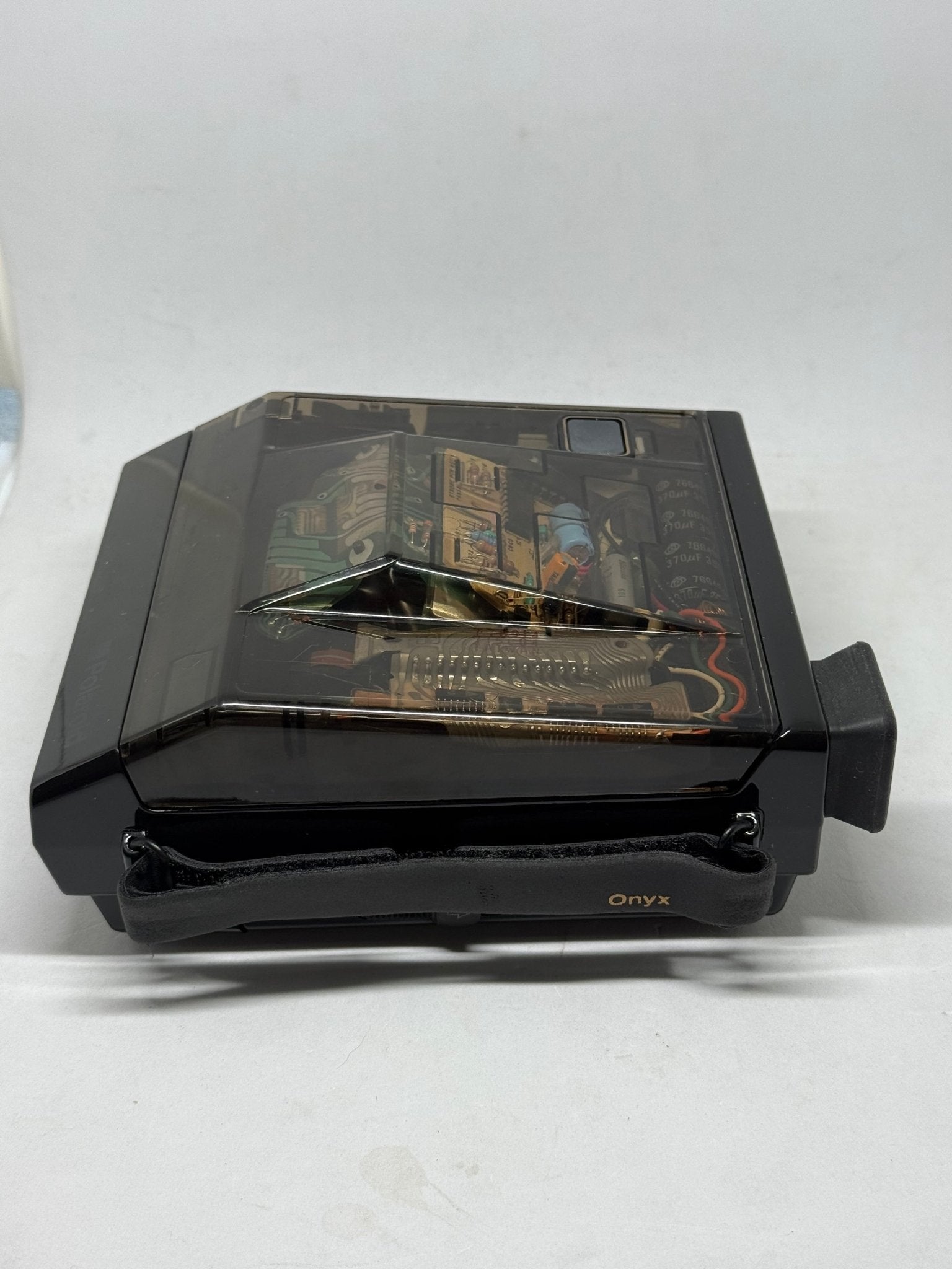 Polaroid Spectra System Onyx Instant Camera w/ Case Unused Untested Clear - thriftgoblinCamera