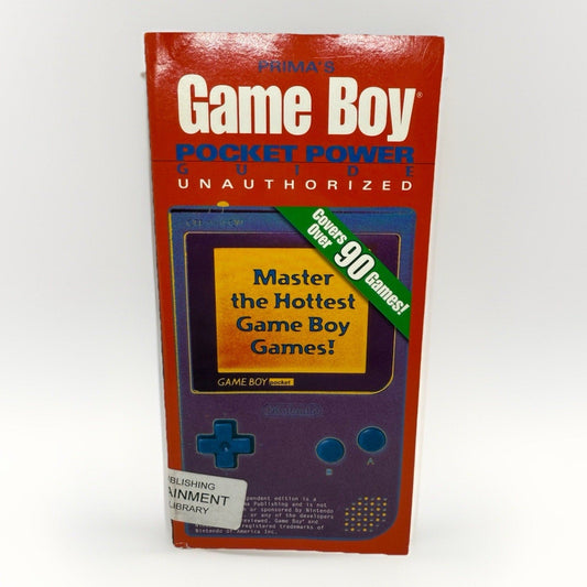 Prima’s Game Boy Pocket Power Guide 1997 Tips & Cheats Book Over 90 Games - thriftgoblin