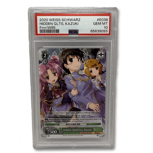 2020 Weiss Schwarz Japanese Hidden Qualities, Kazuki, Fmr/W65, PSA 10