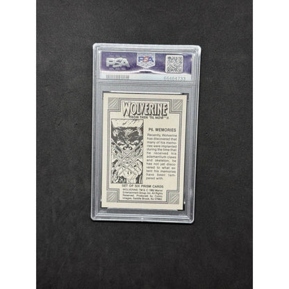 PSA 5 1992 Marvel Wolverine Memories From Then Til Now II Prizm P6 - thriftgoblin