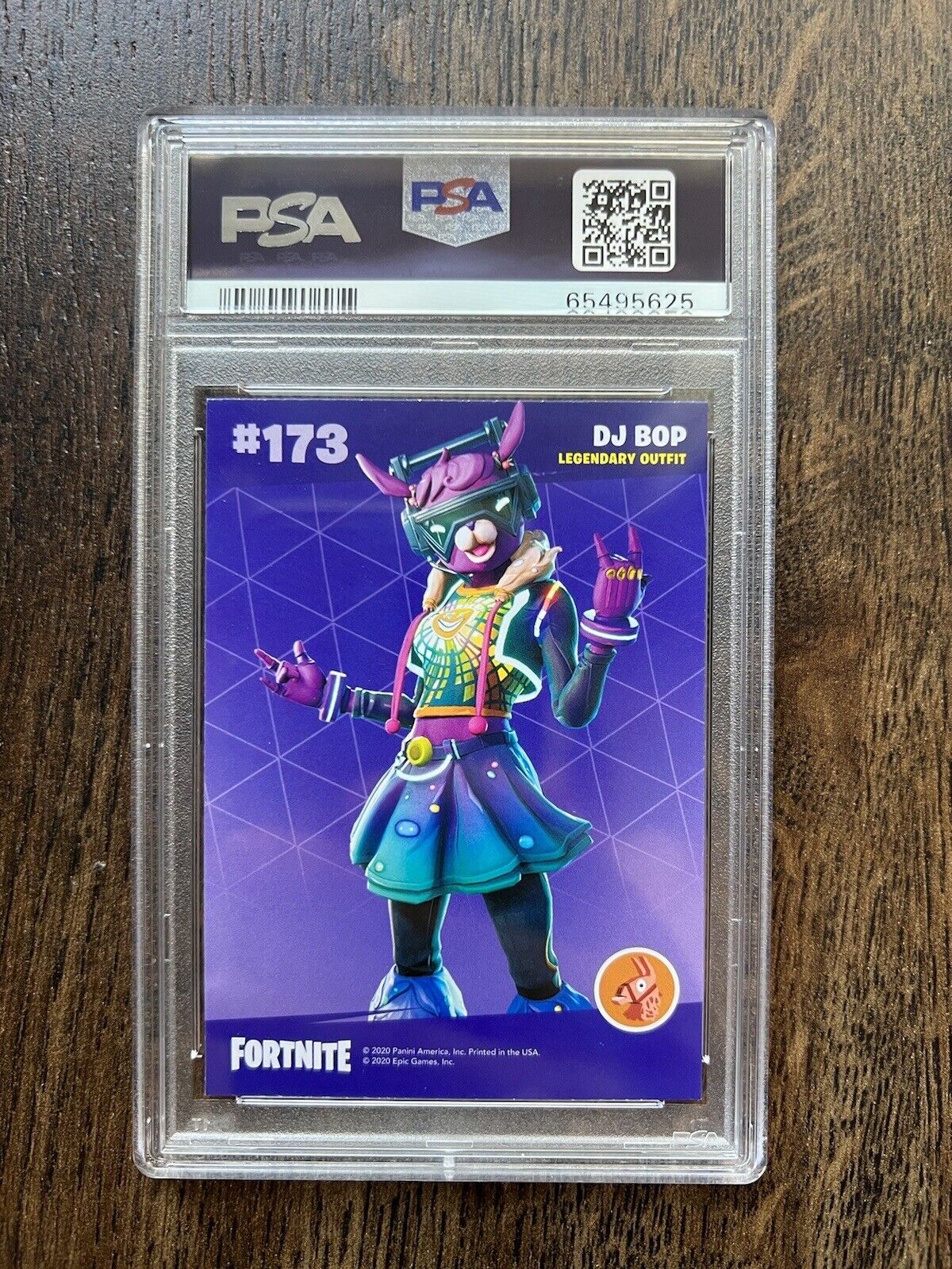 PSA Gem MT 10! Fortnite Series 2 DJ BOP Panini. Classic 173 USA Print - thriftgoblin