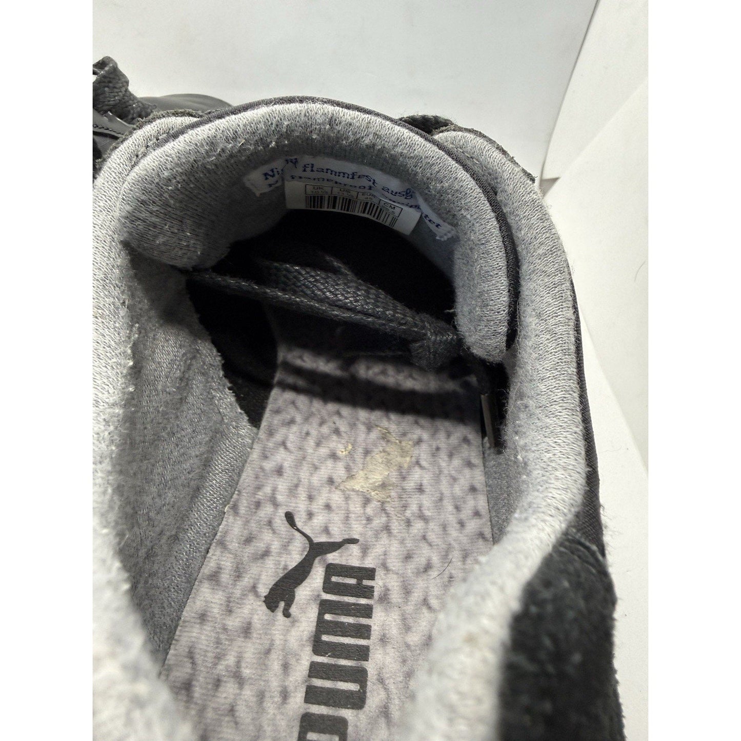 Puma Speedcat RLS Low Black Leather Suede Nylon Driving Shoes Men’s 11.5 Rare - thriftgoblin