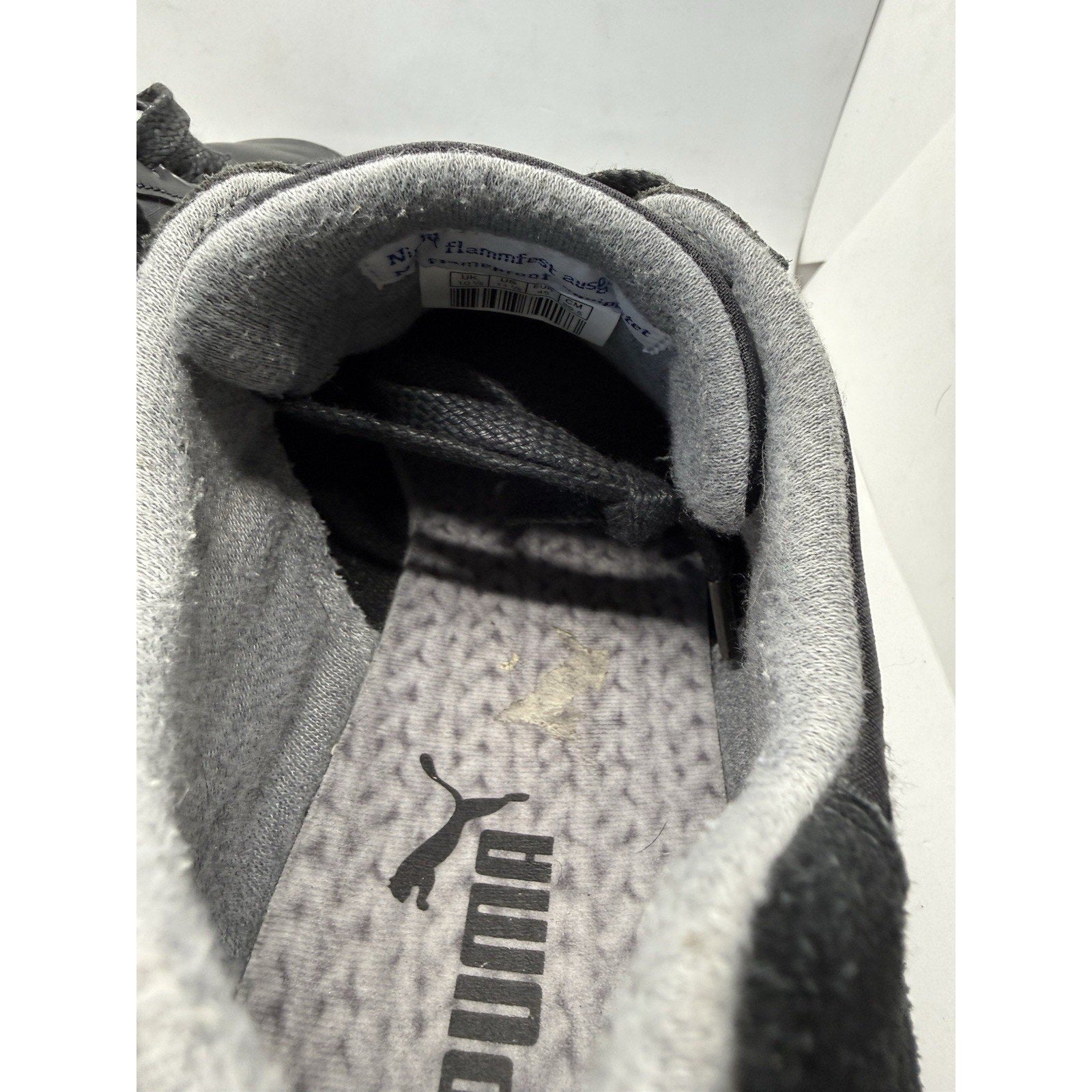 Puma Speedcat RLS Low Black Leather Suede Nylon Driving Shoes Men’s 11.5 Rare - thriftgoblin