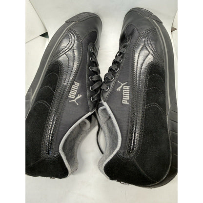 Puma Speedcat RLS Low Black Leather Suede Nylon Driving Shoes Men’s 11.5 Rare - thriftgoblin