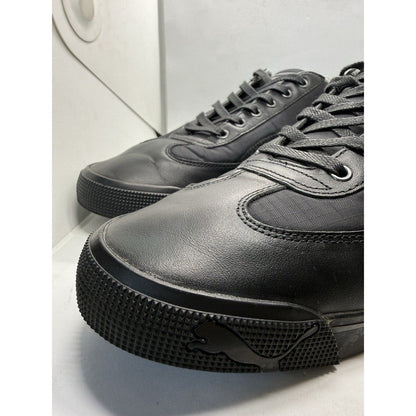 Puma Speedcat RLS Low Black Leather Suede Nylon Driving Shoes Men’s 11.5 Rare - thriftgoblin