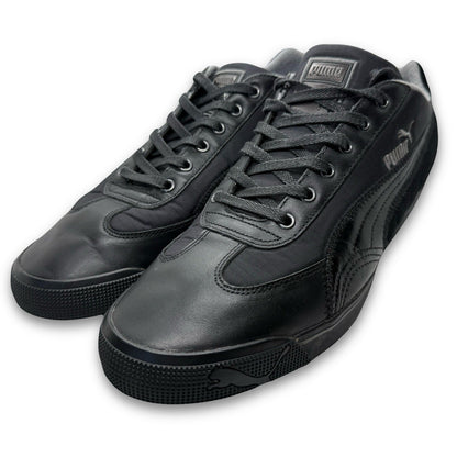 Puma Speedcat RLS Low Black Leather Suede Nylon Driving Shoes Men’s 11.5 Rare - thriftgoblin