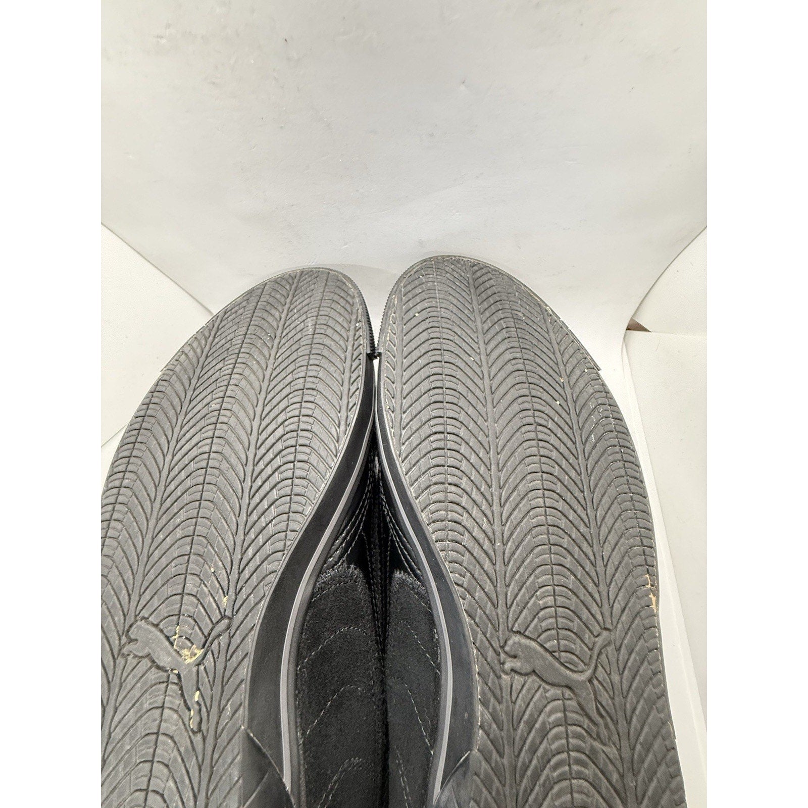 Puma Speedcat RLS Low Black Leather Suede Nylon Driving Shoes Men’s 11.5 Rare - thriftgoblin