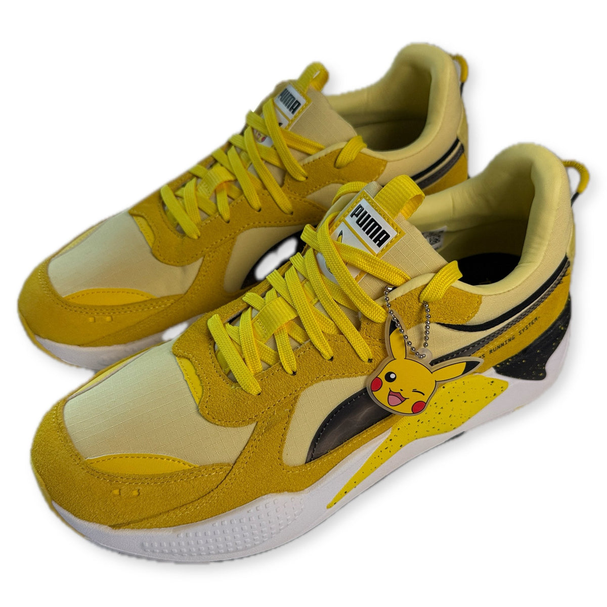 Puma x Pokemon RS-X Pikachu Sneakers Yellow US 12 389541 01