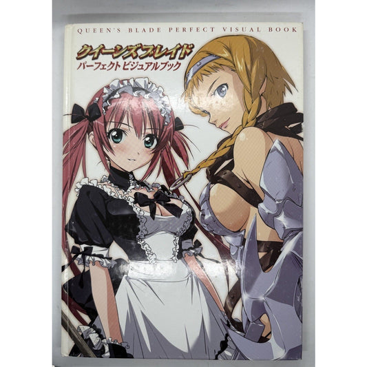 QUEEN'S BLADE Perfect Visual Book Art Works Fan Japan 2009 HJ07 See Condition - thriftgoblin