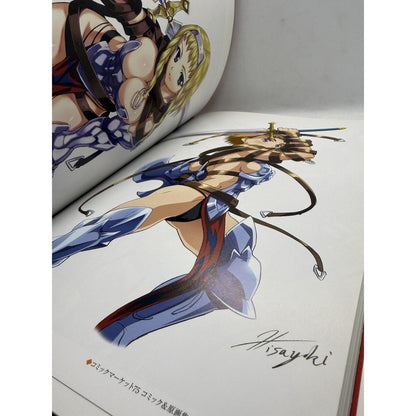 QUEEN'S BLADE Perfect Visual Book Art Works Fan Japan 2009 HJ07 See Condition - thriftgoblin