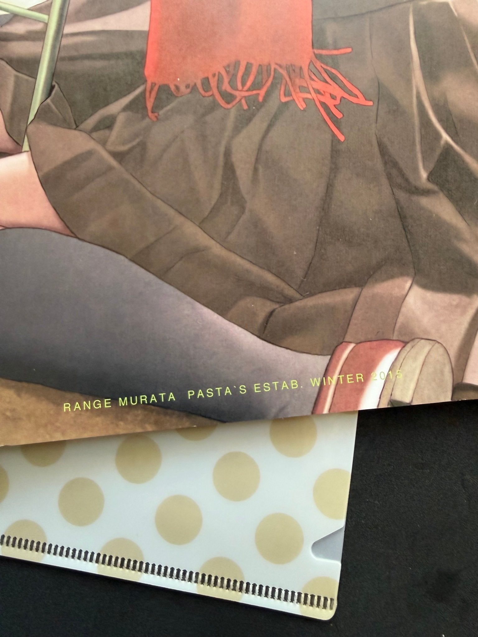 Range Murata Pasta's Estab Winter 2015 Clear File + Art Cards + Booklet Set - thriftgoblinJapan Media