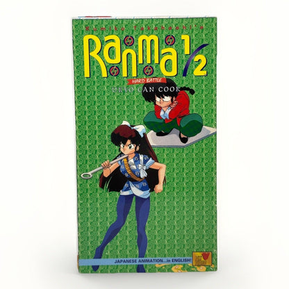 Ranma 1/2 Hard Battle Ukyo Can Cook VHS Viz Vid Rumiko Takahashi Anime Dub 1996 - thriftgoblin