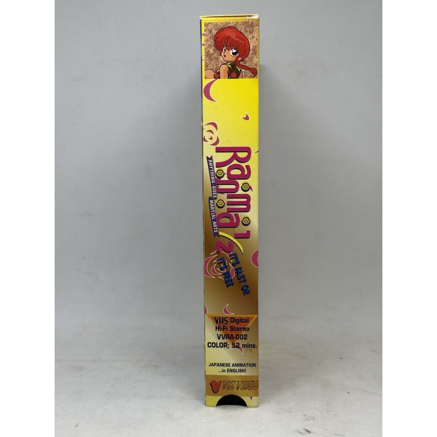 Ranma 1/2 Its Fast or Its Free VHS Viz Video Rumiko Takahashi Anime English Dub - thriftgoblin