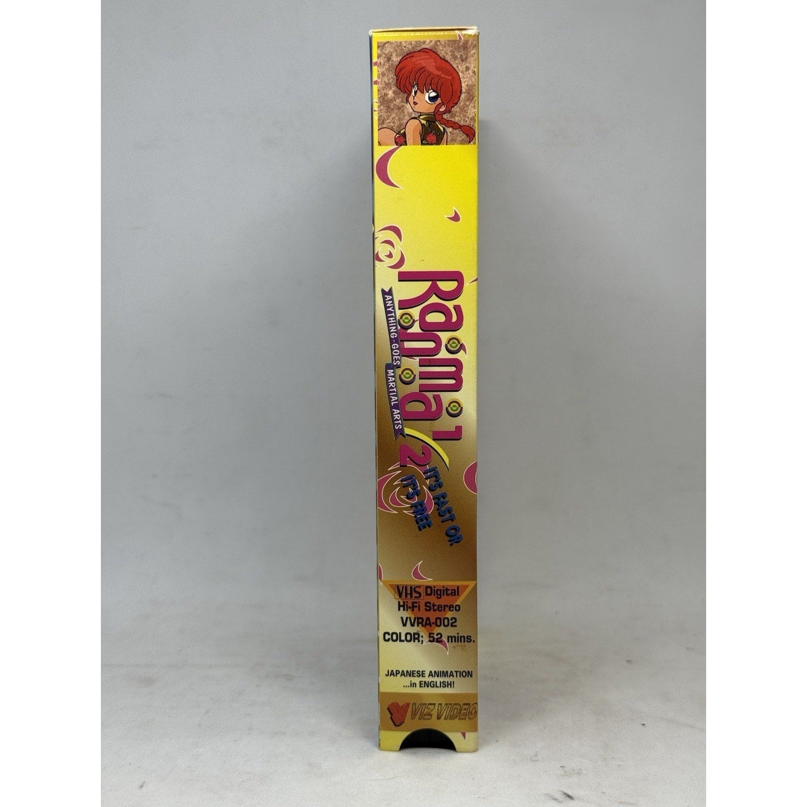 Ranma 1/2 Its Fast or Its Free VHS Viz Video Rumiko Takahashi Anime English Dub - thriftgoblin
