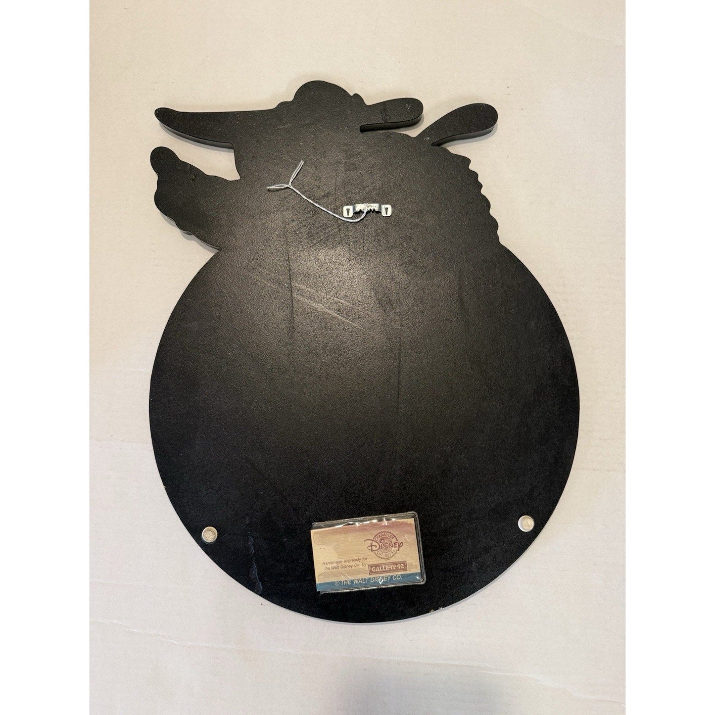 RARE 1992 Disney Goofy Wall Art 19” Aviator 92 Handmade Wood Cutout Decor Sign - thriftgoblin
