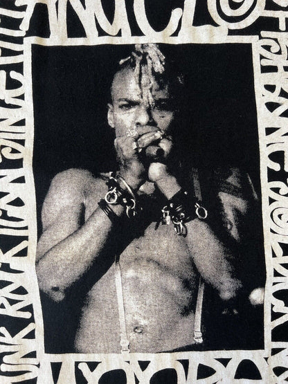 RARE Angelo Moore Fishbone Soldier Pun Rock Icon Since 1979 T-shirt SS Size L - thriftgoblin