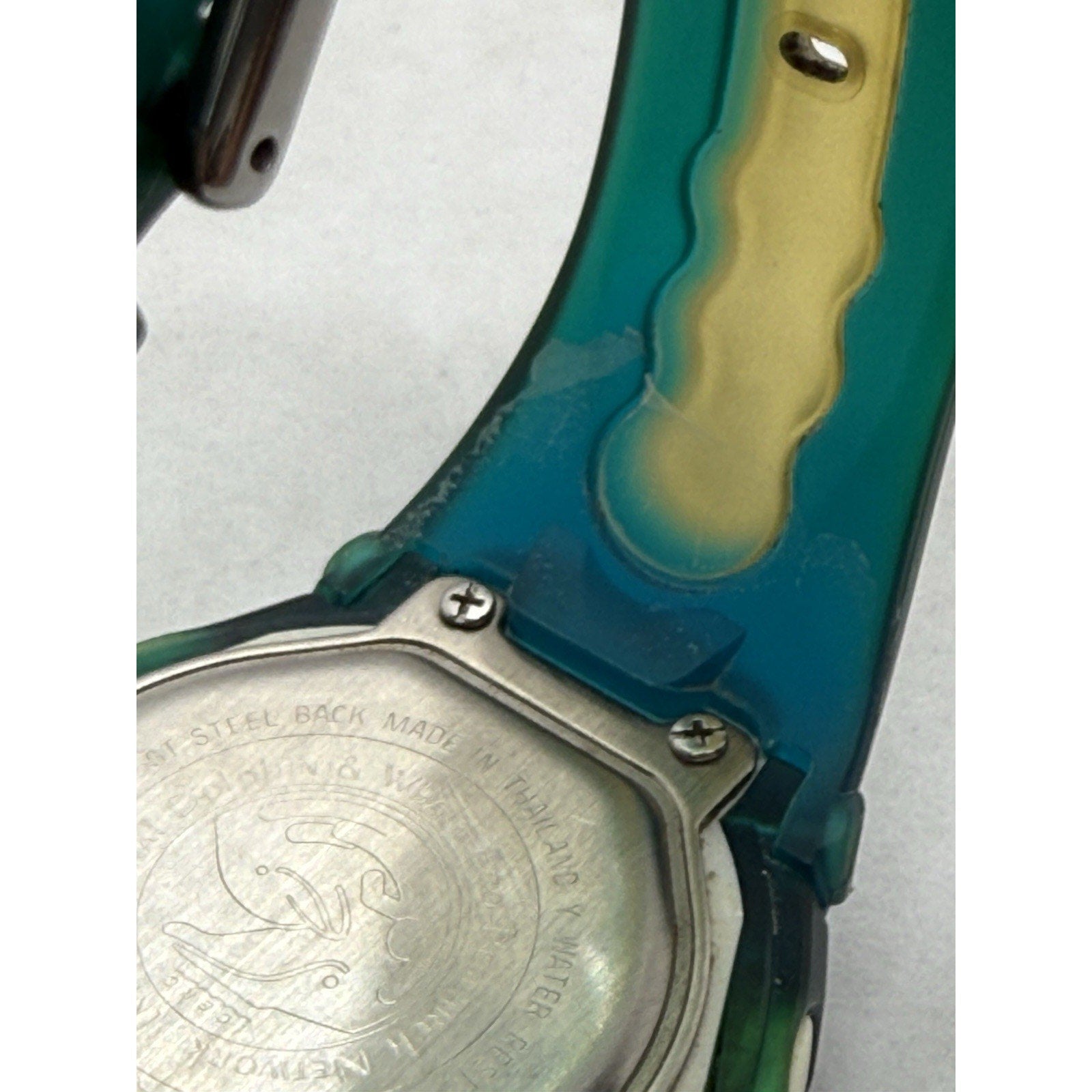 Rare Casio Baby - G BG - 163 ICERC Dolphin & Whale Eco Network Blue Jelly Watch 100m - thriftgoblin