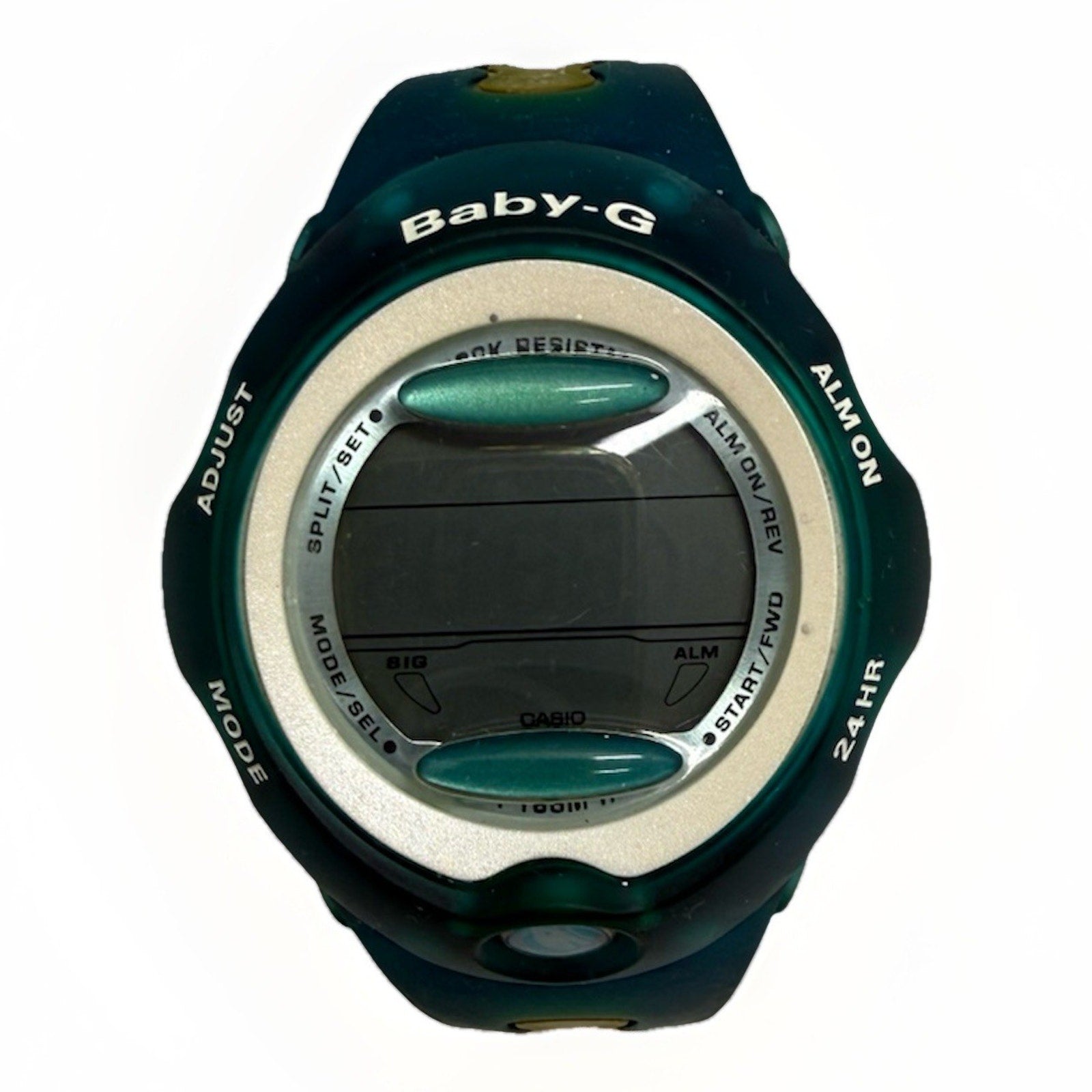Rare Casio Baby - G BG - 163 ICERC Dolphin & Whale Eco Network Blue Jelly Watch 100m - thriftgoblin