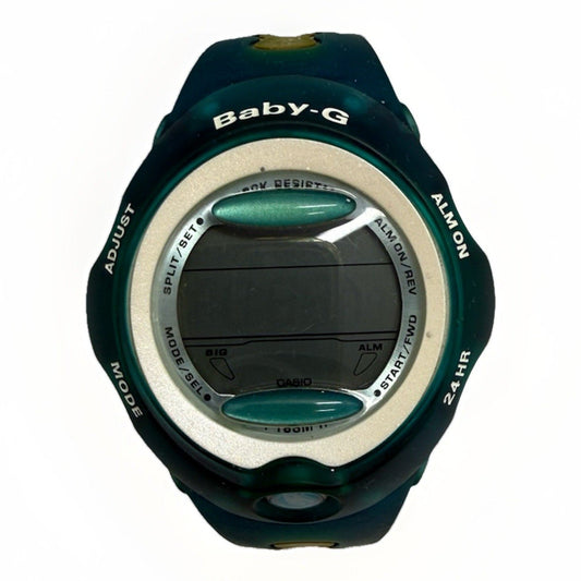 Rare Casio Baby - G BG - 163 ICERC Dolphin & Whale Eco Network Blue Jelly Watch 100m - thriftgoblin