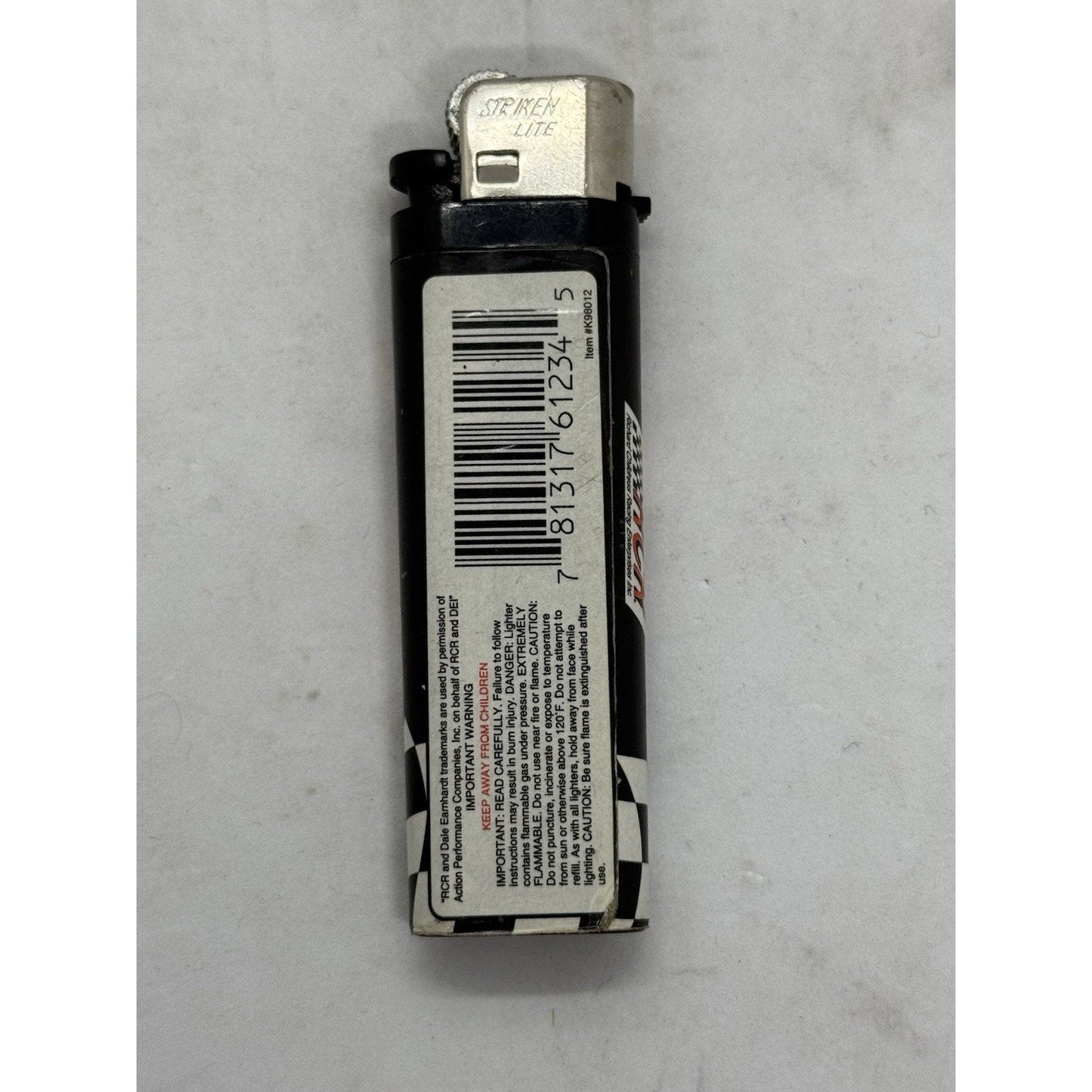 RARE Dale Earnhardt 3 Racing Lighter Checker Flag Design – American Lighter Gas - thriftgoblin