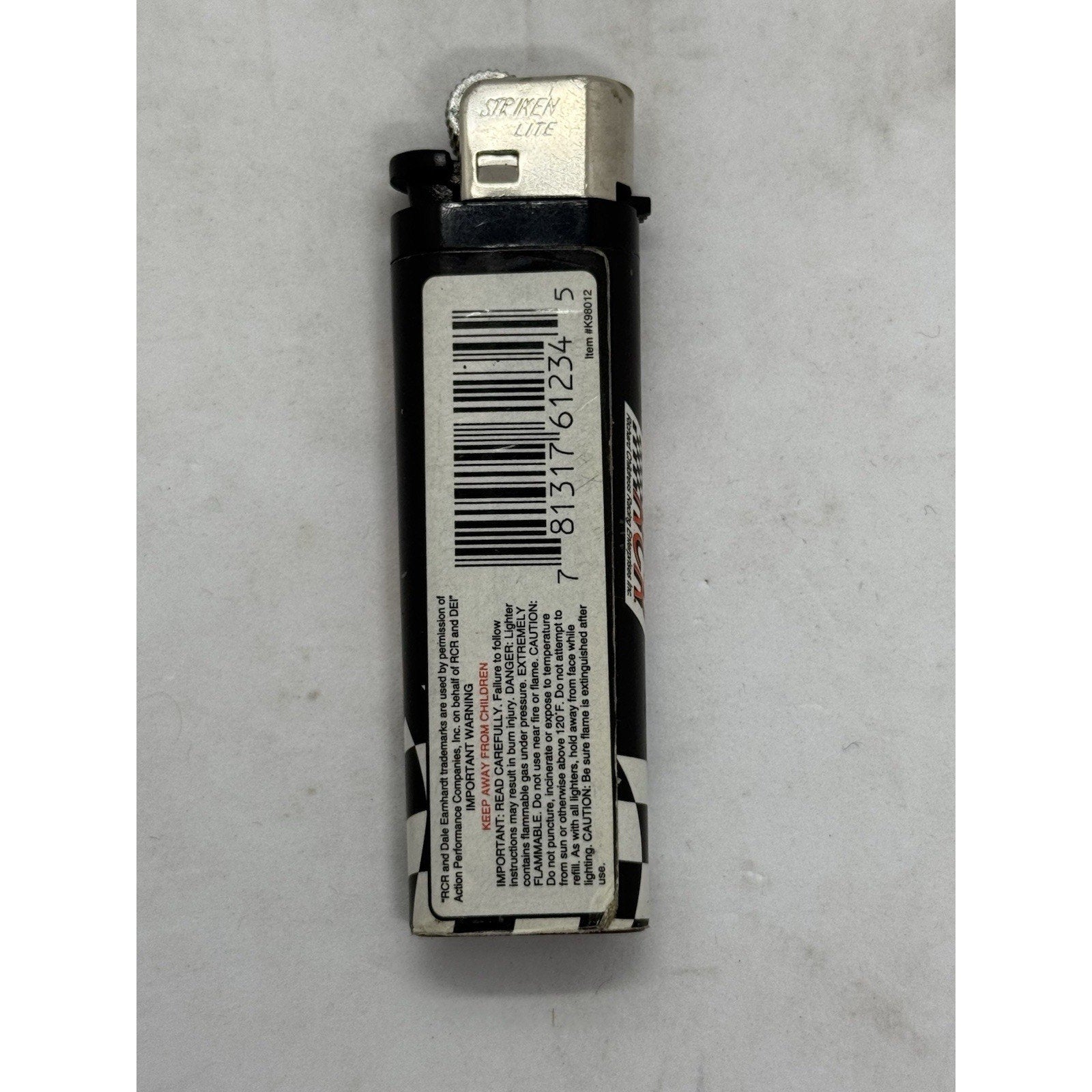 RARE Dale Earnhardt 3 Racing Lighter Checker Flag Design – American Lighter Gas - thriftgoblin