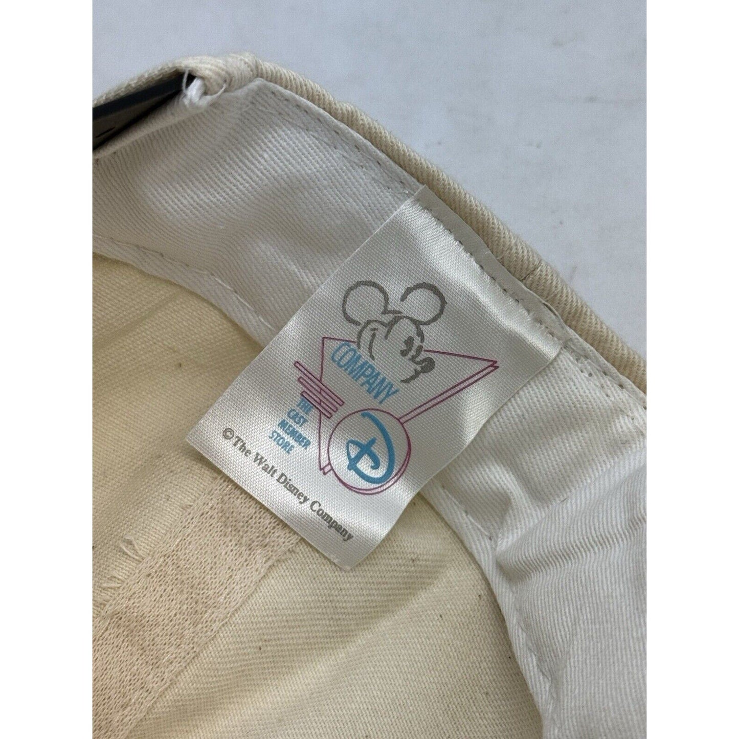 RARE Mickey Mouse CMO Authentic World Wide Disney Team Denim Cap Hat Cast Member - thriftgoblin