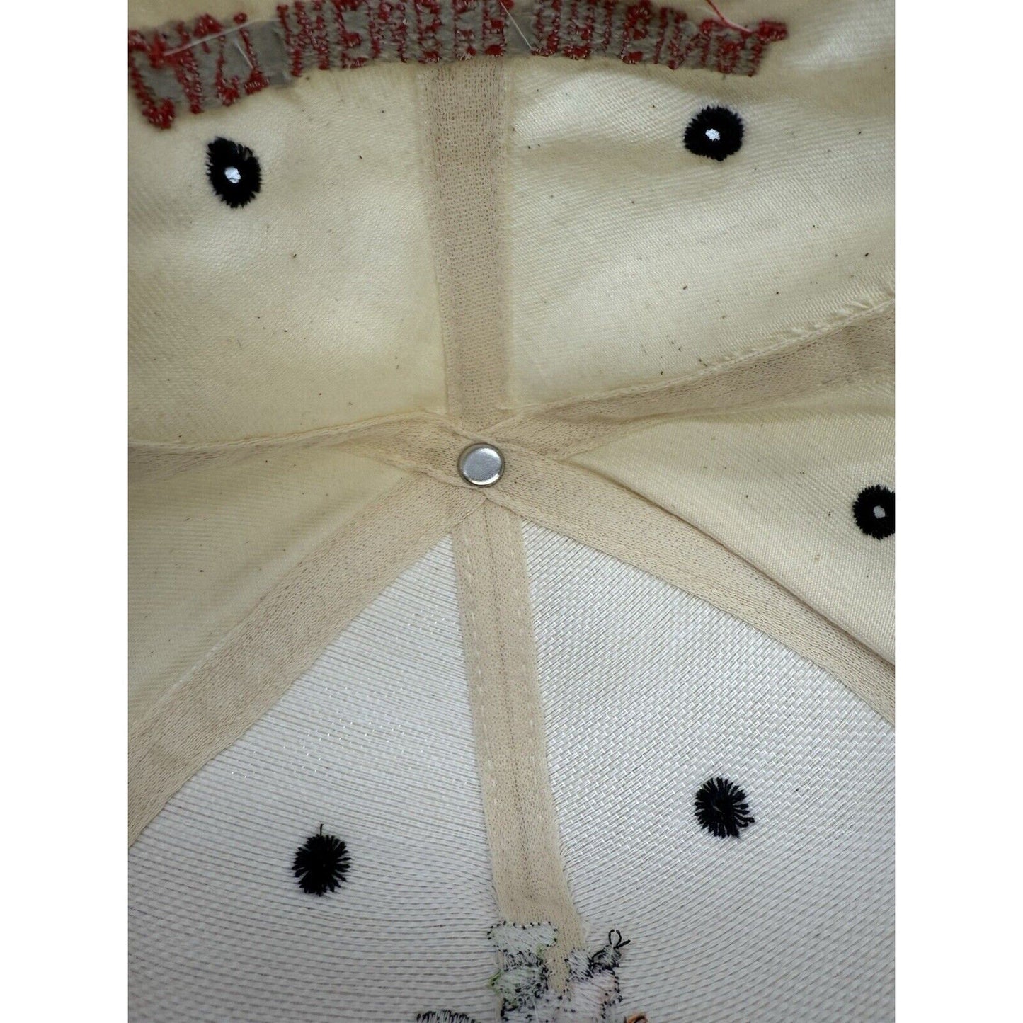 RARE Mickey Mouse CMO Authentic World Wide Disney Team Denim Cap Hat Cast Member - thriftgoblin