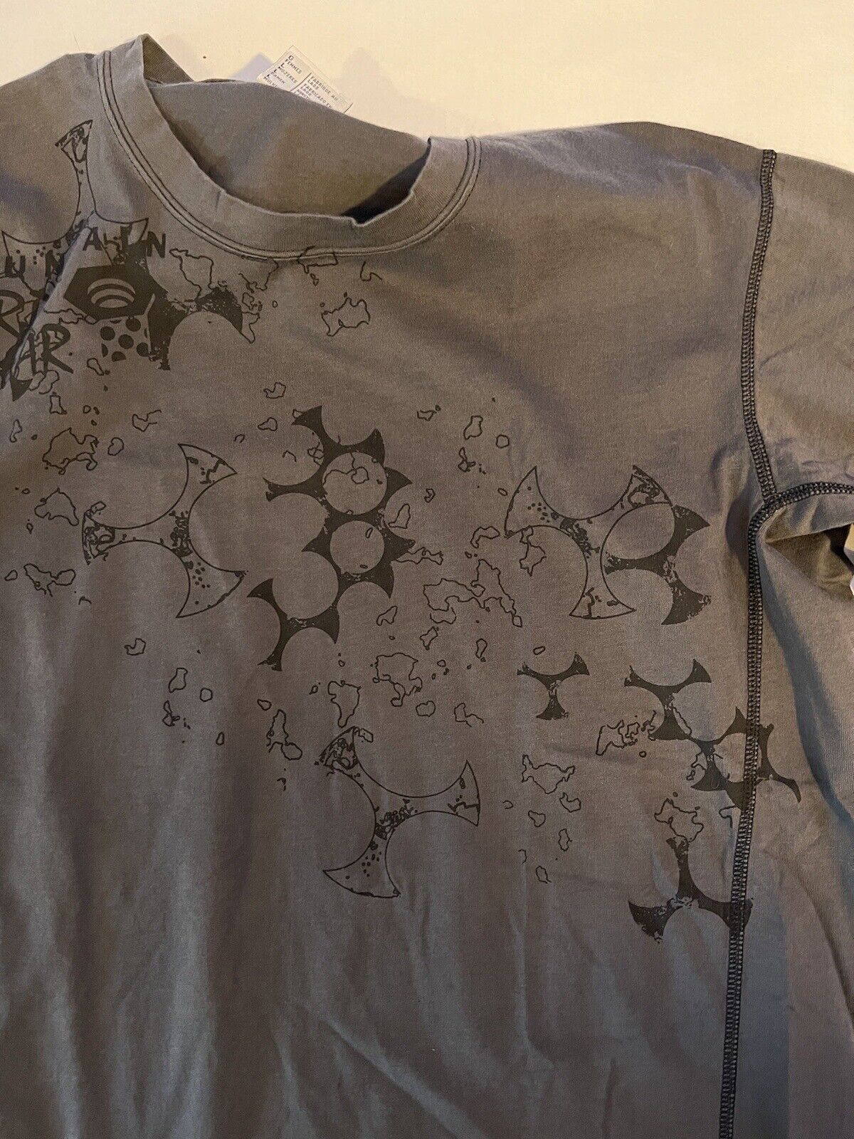 Rare Sample Piece Columbia Womens Mountain Hardwear Short Sleeve Tee Shirt Techwear - thriftgoblin