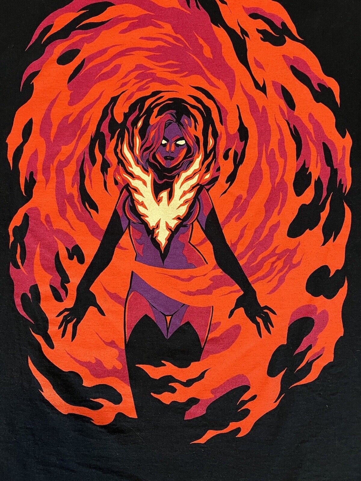 RARE Scarlet Witch Marvel Lootcrate Mens Large Long Sleeve T-Shirt Becky Gloonan - thriftgoblin