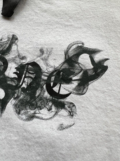 RARE Smoke Devil Angel V VLONE Long Sleeves T-shirt Color White Size XLarge Woo - thriftgoblin
