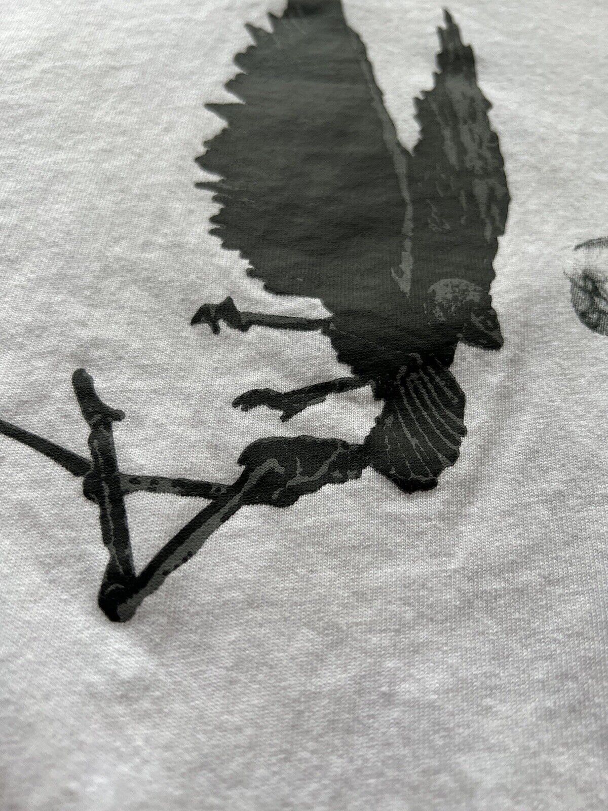 RARE Smoke Devil Angel V VLONE Long Sleeves T-shirt Color White Size XLarge Woo - thriftgoblin