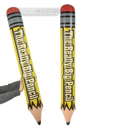 RARE The Really Big Pencil, 60 inch Blow Up Pencil HTF Inflatable Fun Gag Gift - thriftgoblin