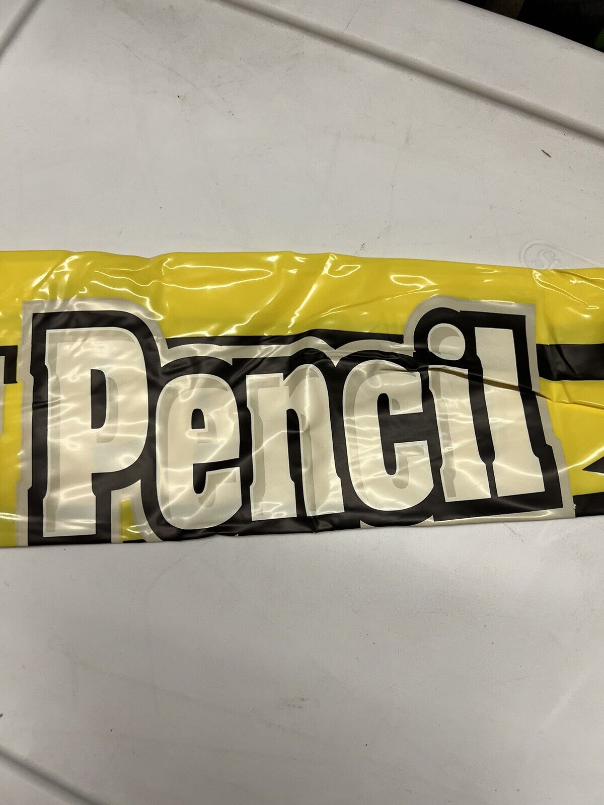 RARE The Really Big Pencil, 60 inch Blow Up Pencil HTF Inflatable Fun Gag Gift - thriftgoblin