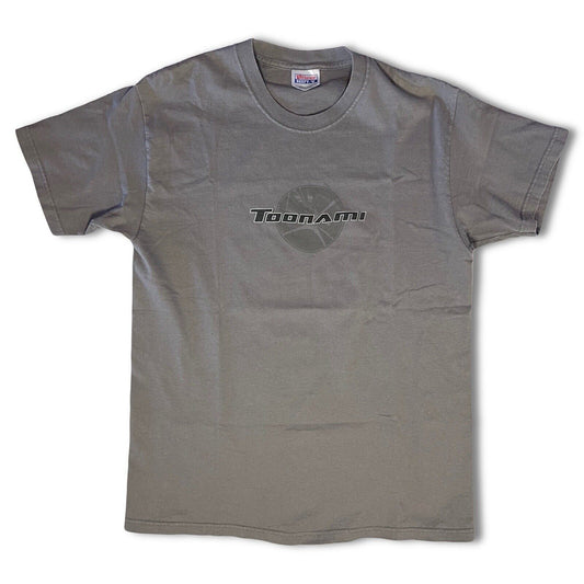 RARE Toonami Logo Gray Tshirt Shortsleeve Crewneck Cartoon Network Mens Medium - thriftgoblin