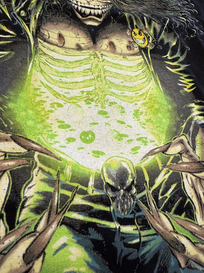 Rare Vintage Chaos Comics Evil Ernie Green Glow T Shirt Mens Black Large AAA Tag - thriftgoblin