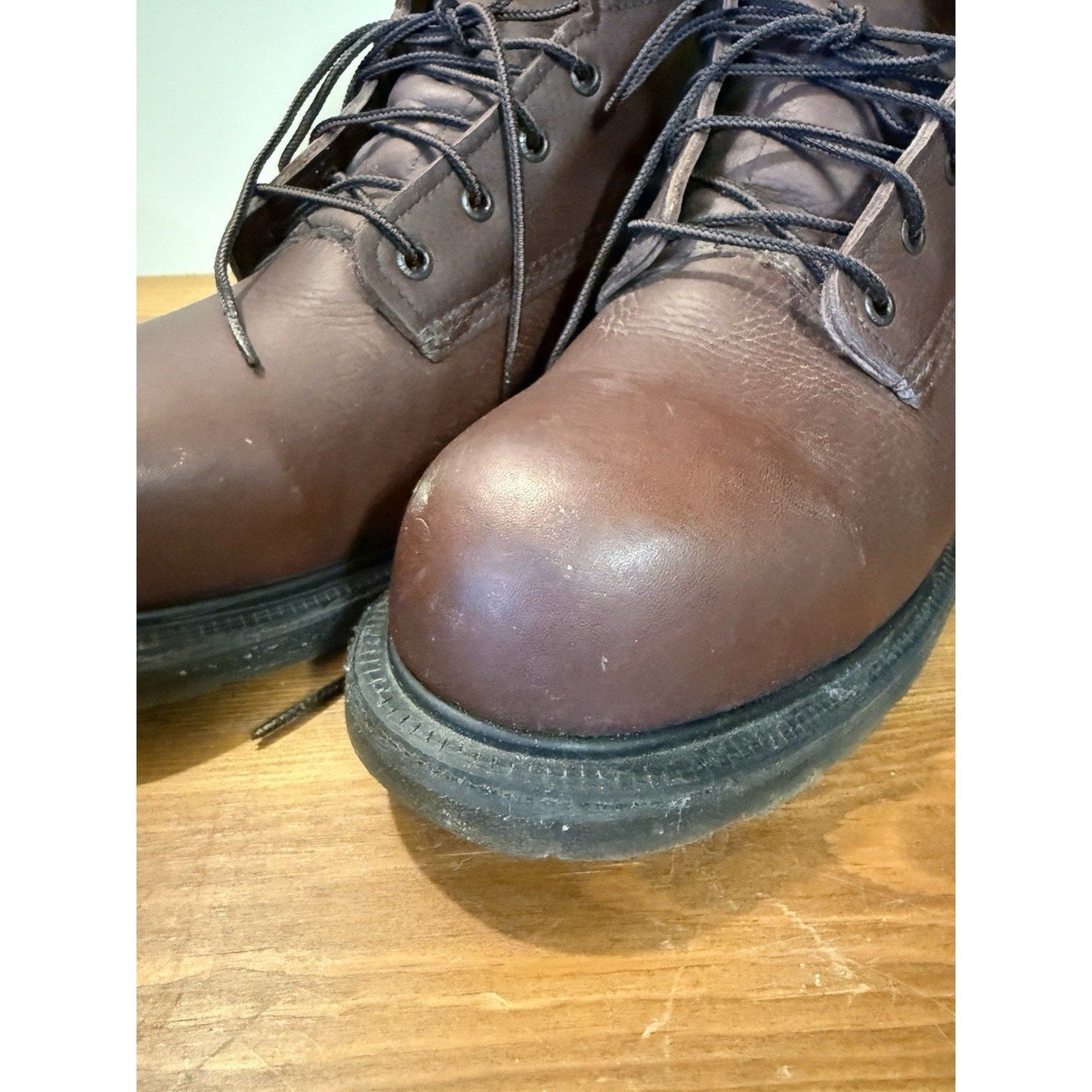Red Wing Shoes 2406 Mens Work Boots Size US 11.5 D leather (steel toe) ASTM Slip - thriftgoblin