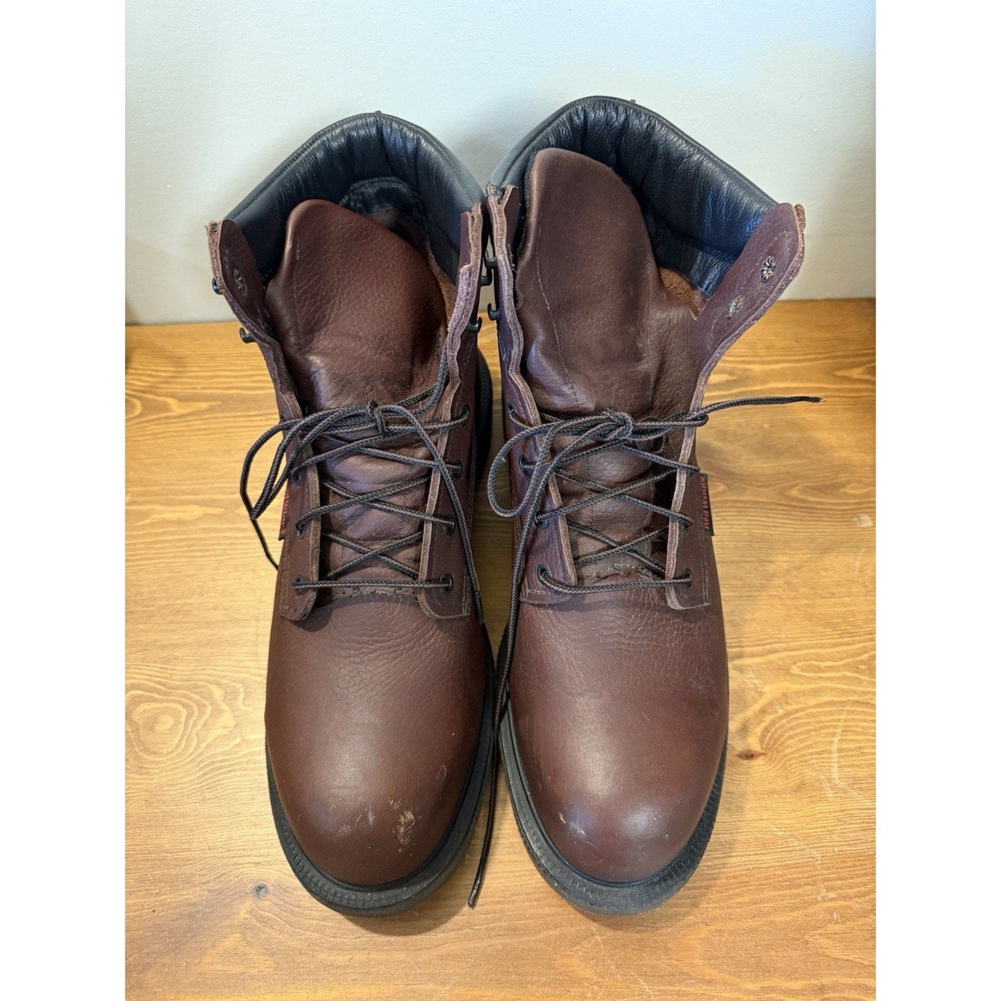 Red Wing Shoes 2406 Mens Work Boots Size US 11.5 D leather (steel toe) ASTM Slip - thriftgoblin