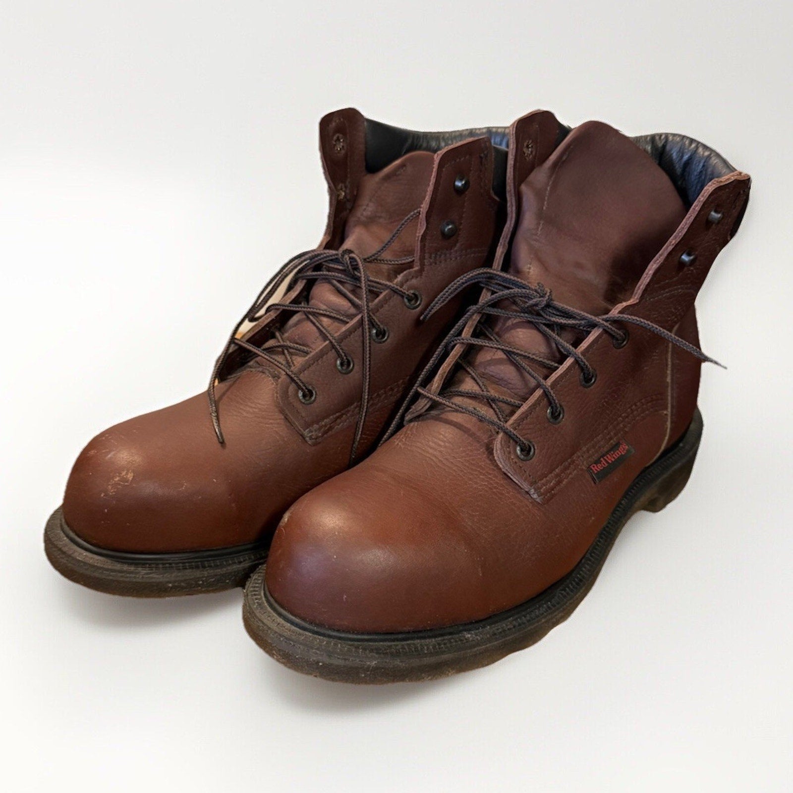 Red Wing Shoes 2406 Mens Work Boots Size US 11.5 D leather (steel toe) ASTM Slip - thriftgoblin