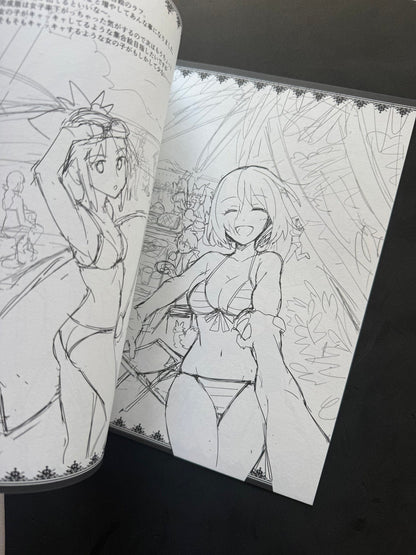 ReDrop Rakugaki Book 2017 Summer Comiket 92 FGO Doujin Sketchbook Not For Sale - thriftgoblinDoujin