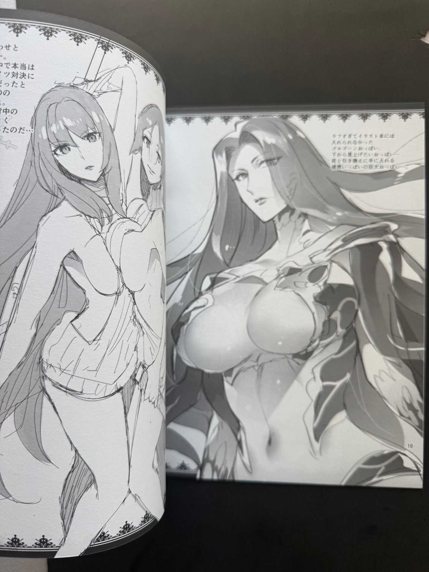 ReDrop Rakugaki Book 2017 Summer Comiket 92 FGO Doujin Sketchbook Not For Sale - thriftgoblinDoujin