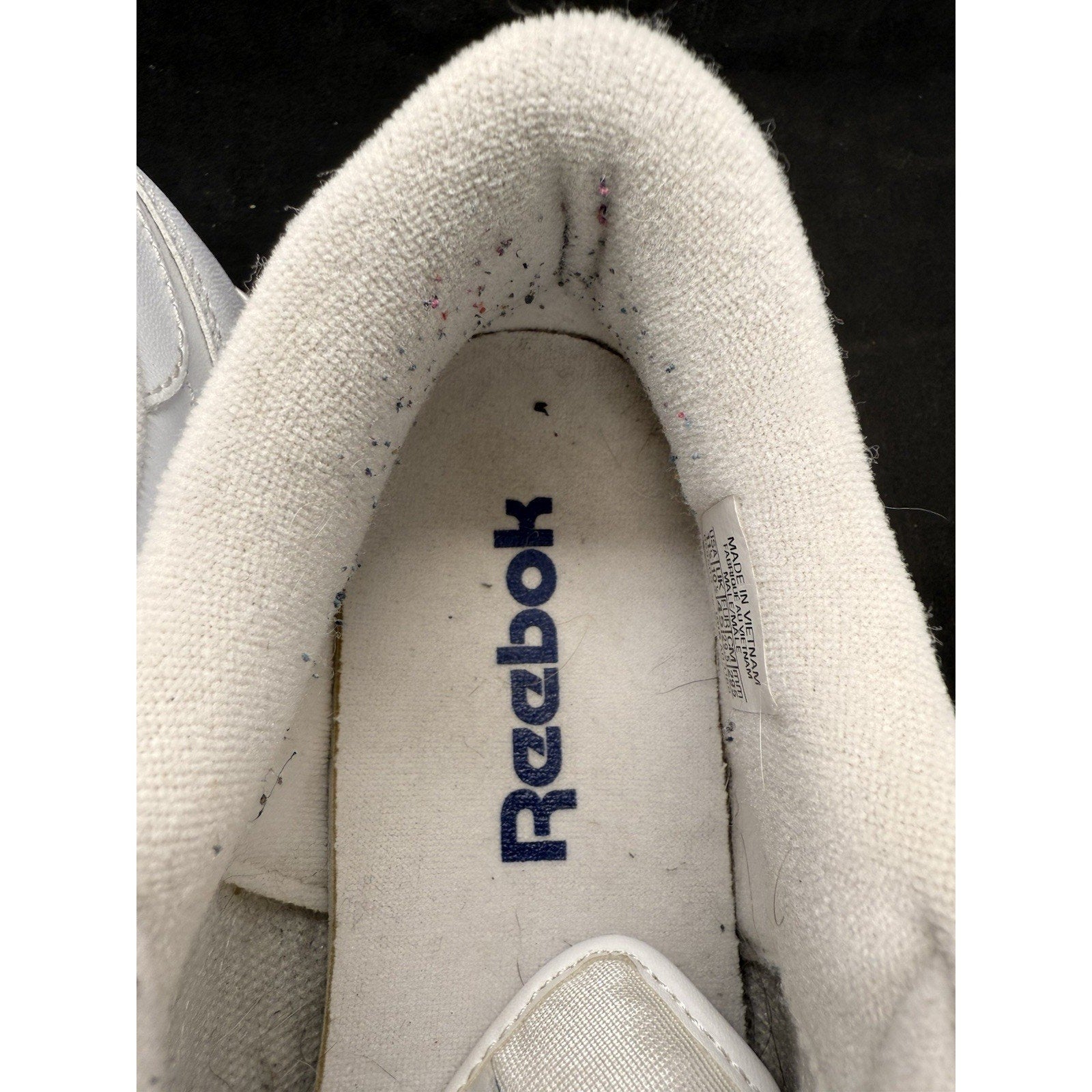 Reebok Ex‑o‑fit White Leather Sneakers Men’s 11.5 Retro Low‑Top Casual Shoes - thriftgoblin